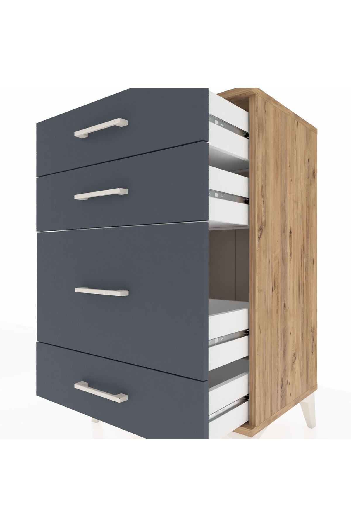 Hyperion Komodin 4 Çekmeceli 60x44x96 - S47M017V8B