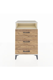 Hyperion Komodin Tek Raflı 3 Çekmeceli 60x44x96 - S47M018V3B