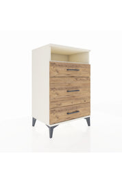 Hyperion Komodin Tek Raflı 3 Çekmeceli 60x44x96 - S47M018V3B