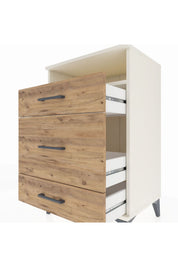 Hyperion Komodin Tek Raflı 3 Çekmeceli 60x44x96 - S47M018V3B