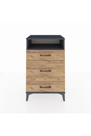 Hyperion Komodin Tek Raflı 3 Çekmeceli 60x44x96 - S47M018V6B