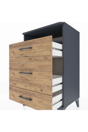 Hyperion Komodin Tek Raflı 3 Çekmeceli 60x44x96 - S47M018V6B
