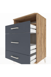 Hyperion Komodin Tek Raflı 3 Çekmeceli 60x44x96 - S47M018V8B