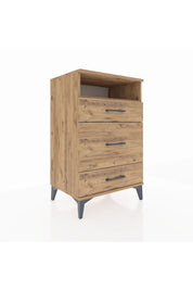 Hyperion Komodin Tek Raflı 3 Çekmeceli 60x44x96 - S47M018V9B