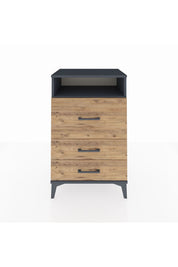 Hyperion Komodin Tek Raflı 3 Çekmeceli 60x44x96 - S47M019V6B