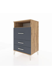 Hyperion Komodin Tek Raflı 3 Çekmeceli 60x44x96 - S47M019V8B
