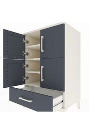Hyperion Komodin 4 Raflı Tek Çekmeceli 4 Kapaklı 60x44x96 - S47M020V2B