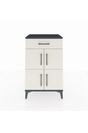 Hyperion Komodin Tek Raflı Tek Çekmeceli 4 Kapaklı 60x44x96 - S47M021V4B