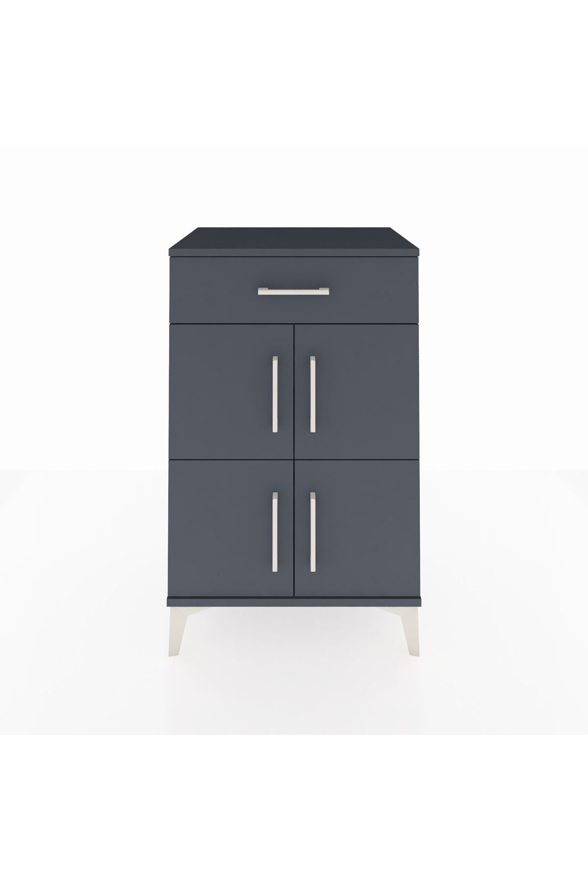 Hyperion Komodin Tek Raflı Tek Çekmeceli 4 Kapaklı 60x44x96 - S47M021V5B