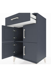 Hyperion Komodin Tek Raflı Tek Çekmeceli 4 Kapaklı 60x44x96 - S47M021V5B
