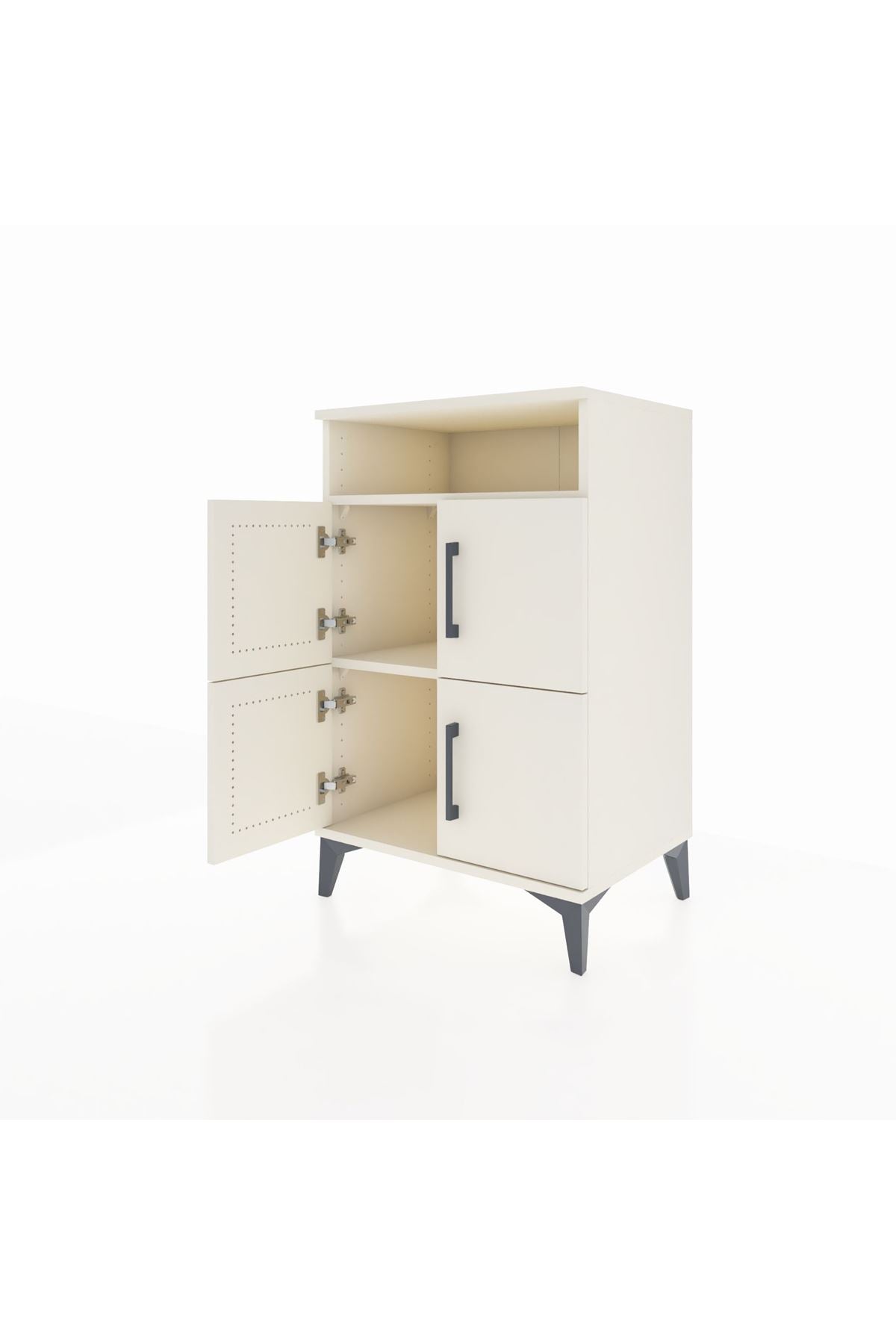 Hyperion Komodin 2 Raflı 4 Kapaklı 60x44x96 - S47M022V1B