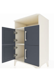 Hyperion Komodin 2 Raflı 4 Kapaklı 60x44x96 - S47M022V2B