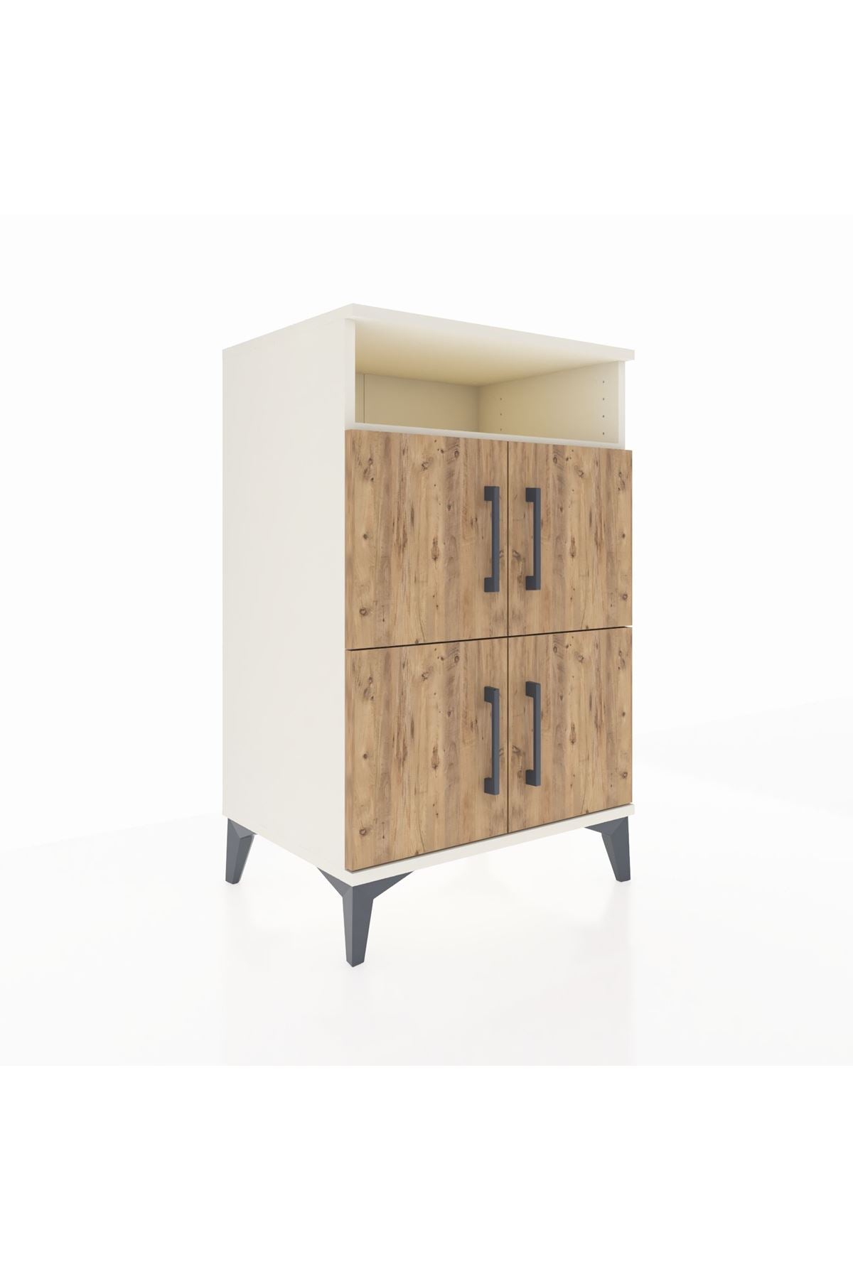 Hyperion Komodin 2 Raflı 4 Kapaklı 60x44x96 - S47M022V3B