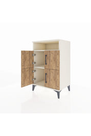 Hyperion Komodin 2 Raflı 4 Kapaklı 60x44x96 - S47M022V3B