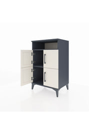 Hyperion Komodin 2 Raflı 4 Kapaklı 60x44x96 - S47M022V4B