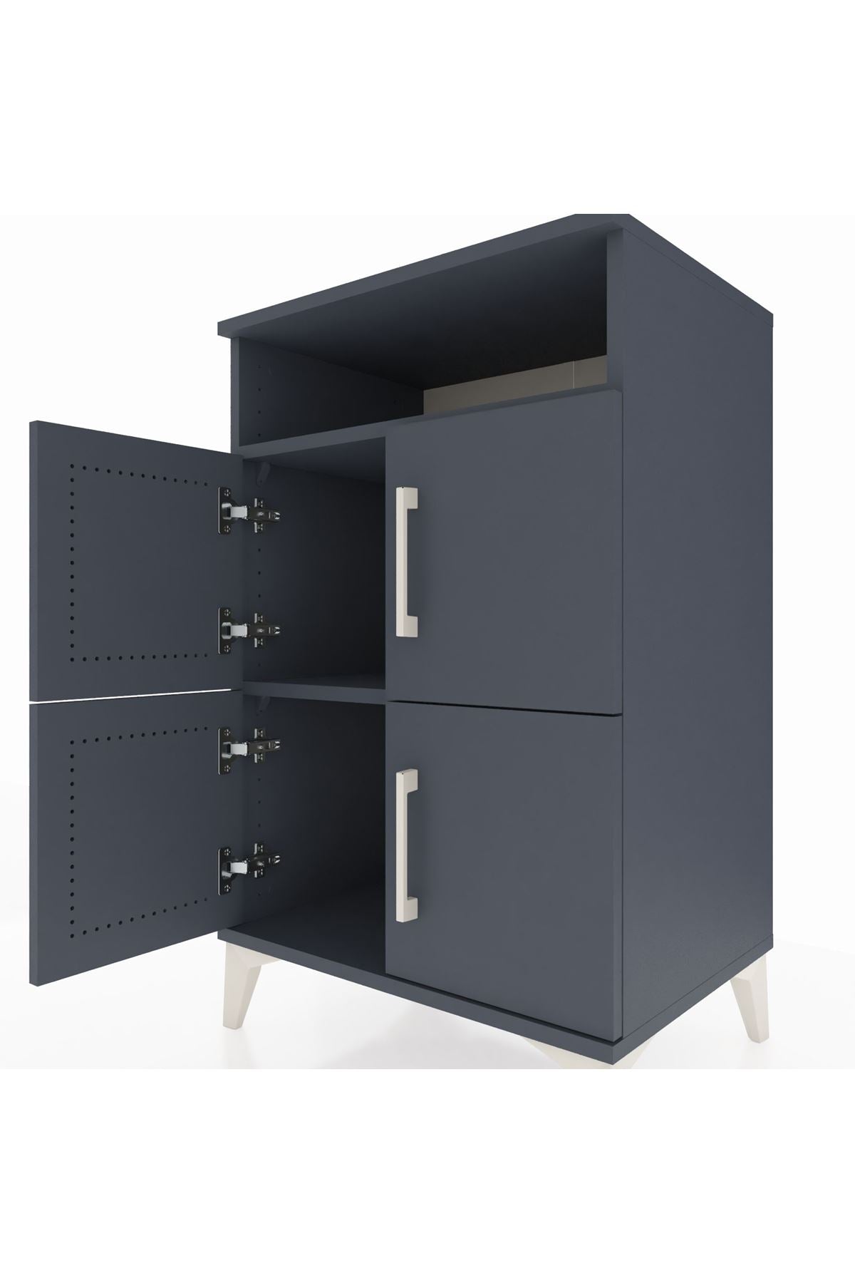 Hyperion Komodin 2 Raflı 4 Kapaklı 60x44x96 - S47M022V5B