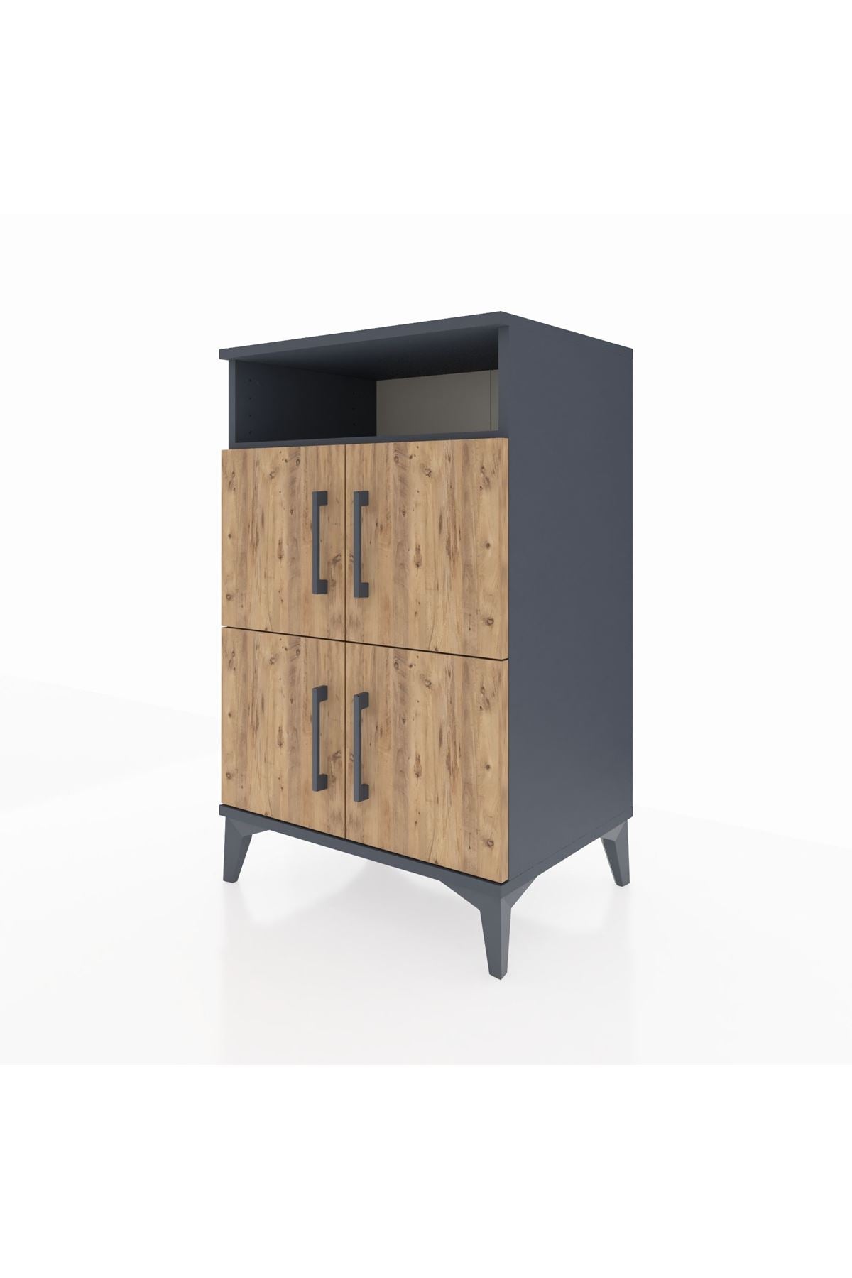 Hyperion Komodin 2 Raflı 4 Kapaklı 60x44x96 - S47M022V6B