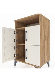 Hyperion Komodin 2 Raflı 4 Kapaklı 60x44x96 - S47M022V7B
