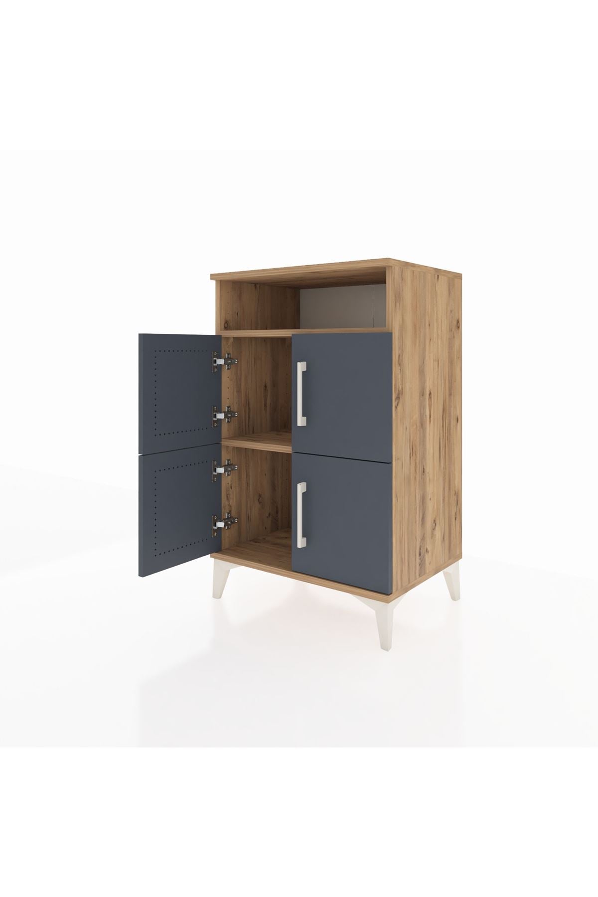 Hyperion Komodin 2 Raflı 4 Kapaklı 60x44x96 - S47M022V8B