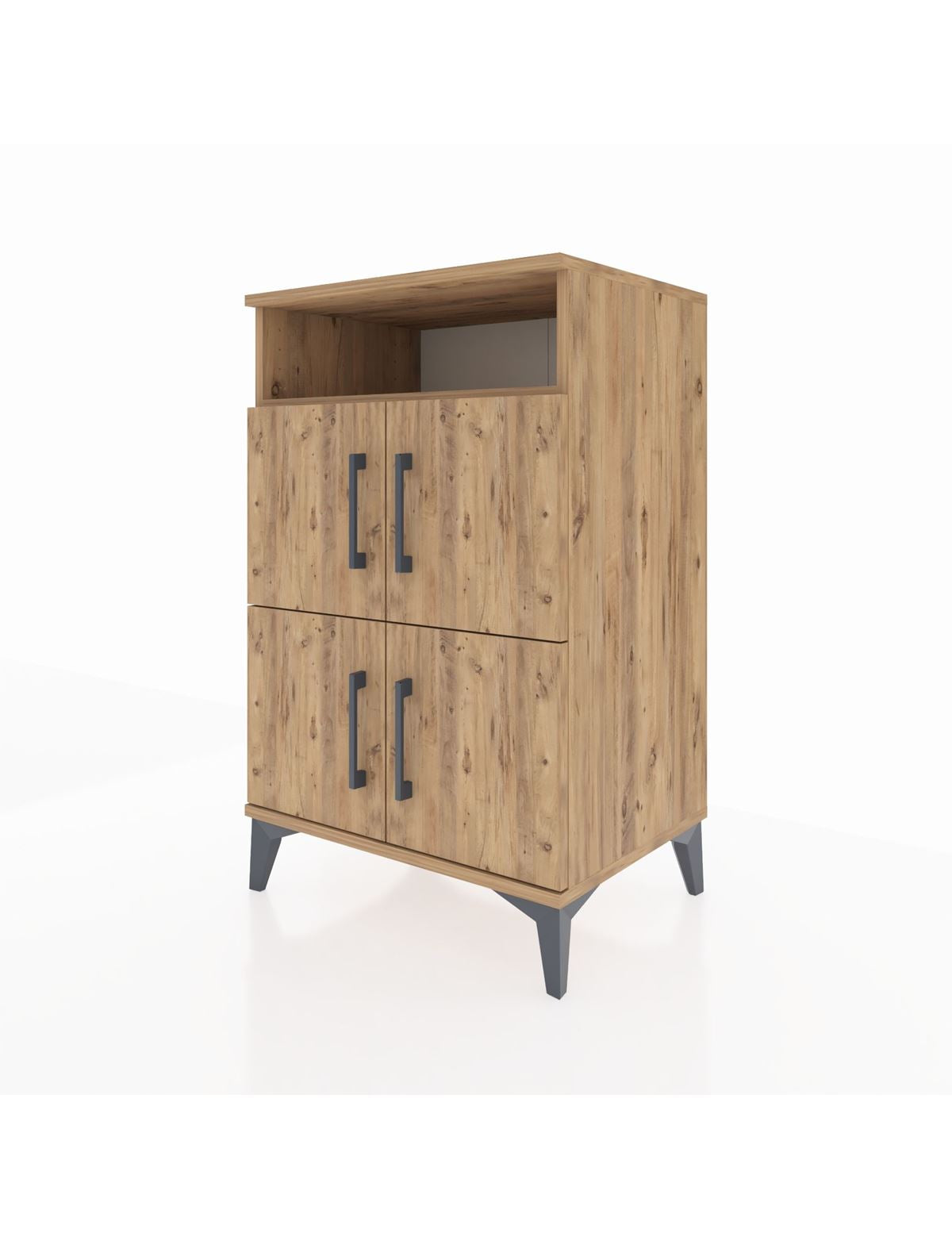 Hyperion Komodin 2 Raflı 4 Kapaklı 60x44x96 - S47M022V9B