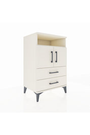 Hyperion Komodin 2 Raflı 2 Çekmeceli 2 Kapaklı 60x44x96 - S47M023V1B