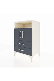 Hyperion Komodin 2 Raflı 2 Çekmeceli 2 Kapaklı 60x44x96 - S47M023V2B