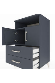 Hyperion Komodin 2 Raflı 2 Çekmeceli 2 Kapaklı 60x44x96 - S47M023V5B