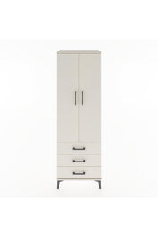 Hyperion Dolap Tek Raflı 3 Çekmeceli Tek Askılı 60x44x182 - S56M028V1B