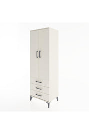 Hyperion Dolap Tek Raflı 3 Çekmeceli Tek Askılı 60x44x182 - S56M028V1B