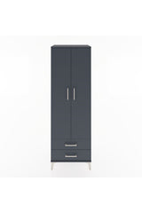 Hyperion Dolap Tek Raflı 2 Çekmeceli Tek Askılı 60x44x182