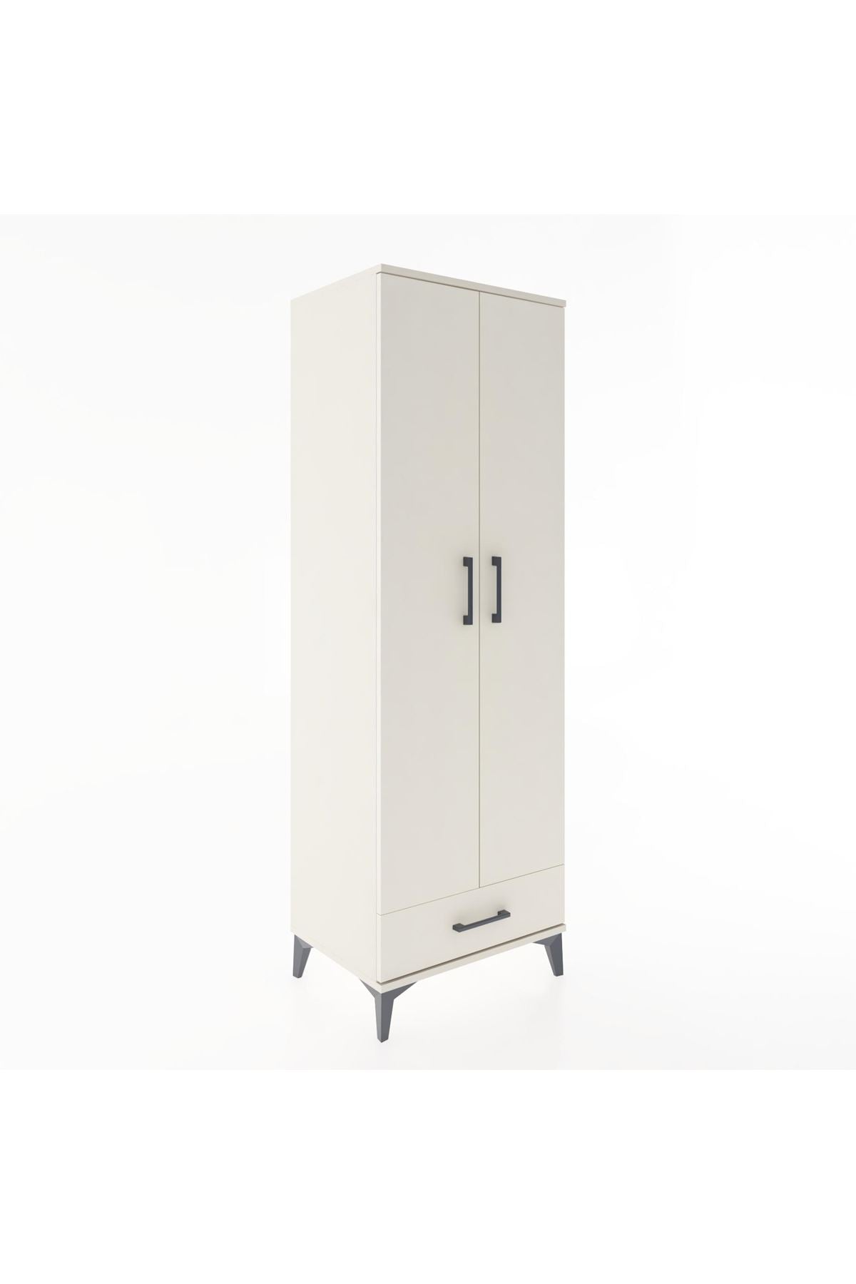 Hyperion Dolap 2 Raflı Tek Çekmeceli Tek Askılı 60x44x182 - S56M030V1B