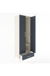 Hyperion Dolap 2 Raflı Tek Çekmeceli Tek Askılı 60x44x182 - S56M030V2B