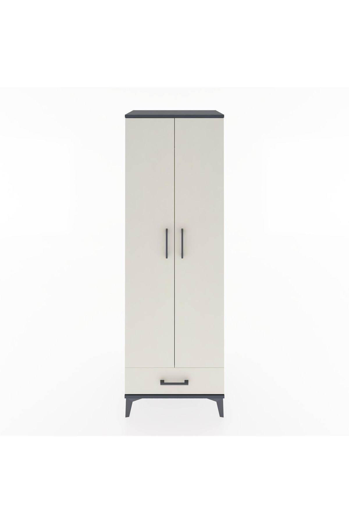 Hyperion Dolap 2 Raflı Tek Çekmeceli Tek Askılı 60x44x182 - S56M030V4B