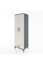 Hyperion Dolap 2 Raflı Tek Çekmeceli Tek Askılı 60x44x182 - S56M030V4B