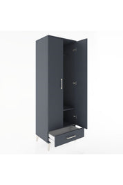 Hyperion Dolap 2 Raflı Tek Çekmeceli Tek Askılı 60x44x182 - S56M030V5B