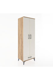 Hyperion Dolap 2 Raflı Tek Çekmeceli Tek Askılı 60x44x182 - S56M030V7B