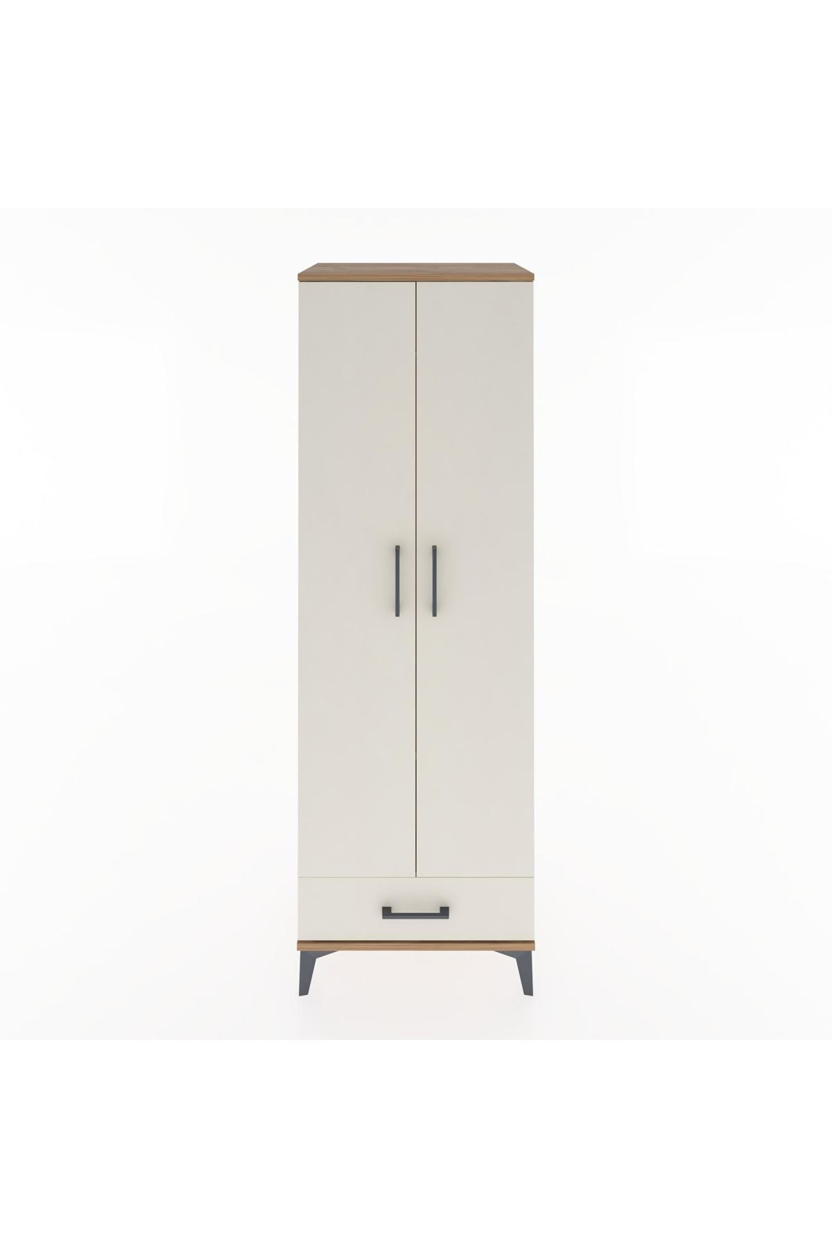 Hyperion Dolap 2 Raflı Tek Çekmeceli Tek Askılı 60x44x182 - S56M030V7B