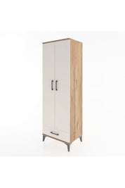 Hyperion Dolap 2 Raflı Tek Çekmeceli Tek Askılı 60x44x182 - S56M030V7B