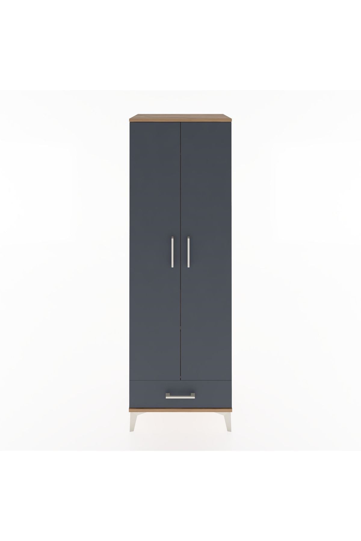 Hyperion Dolap 2 Raflı Tek Çekmeceli Tek Askılı 60x44x182 - S56M030V8B