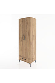 Hyperion Dolap 2 Raflı Tek Çekmeceli Tek Askılı 60x44x182 - S56M030V9B