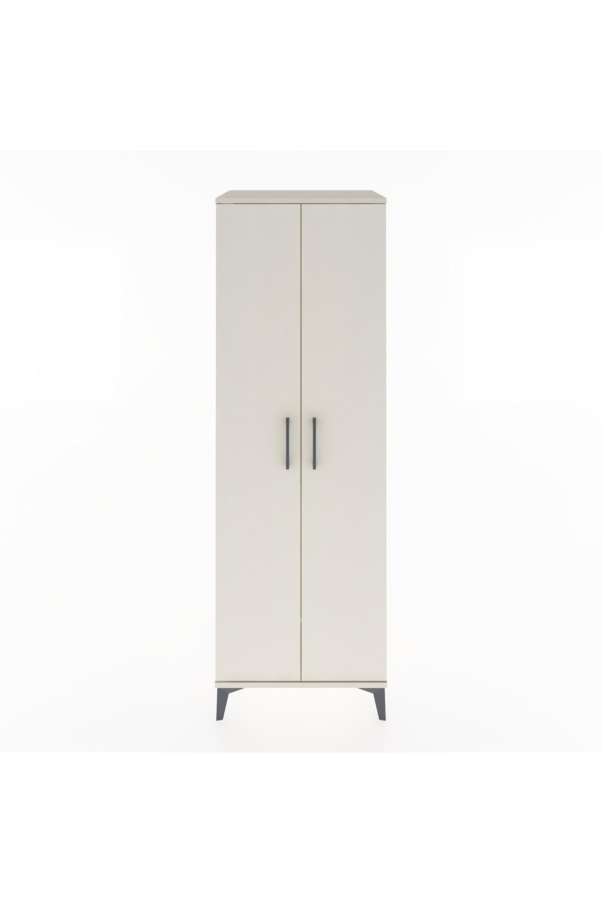 Hyperion Dolap 2 Raflı 2 Kapaklı Tek Askılı 60x44x182 - S56M031V1B