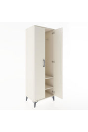 Hyperion Dolap 2 Raflı 2 Kapaklı Tek Askılı 60x44x182 - S56M031V1B