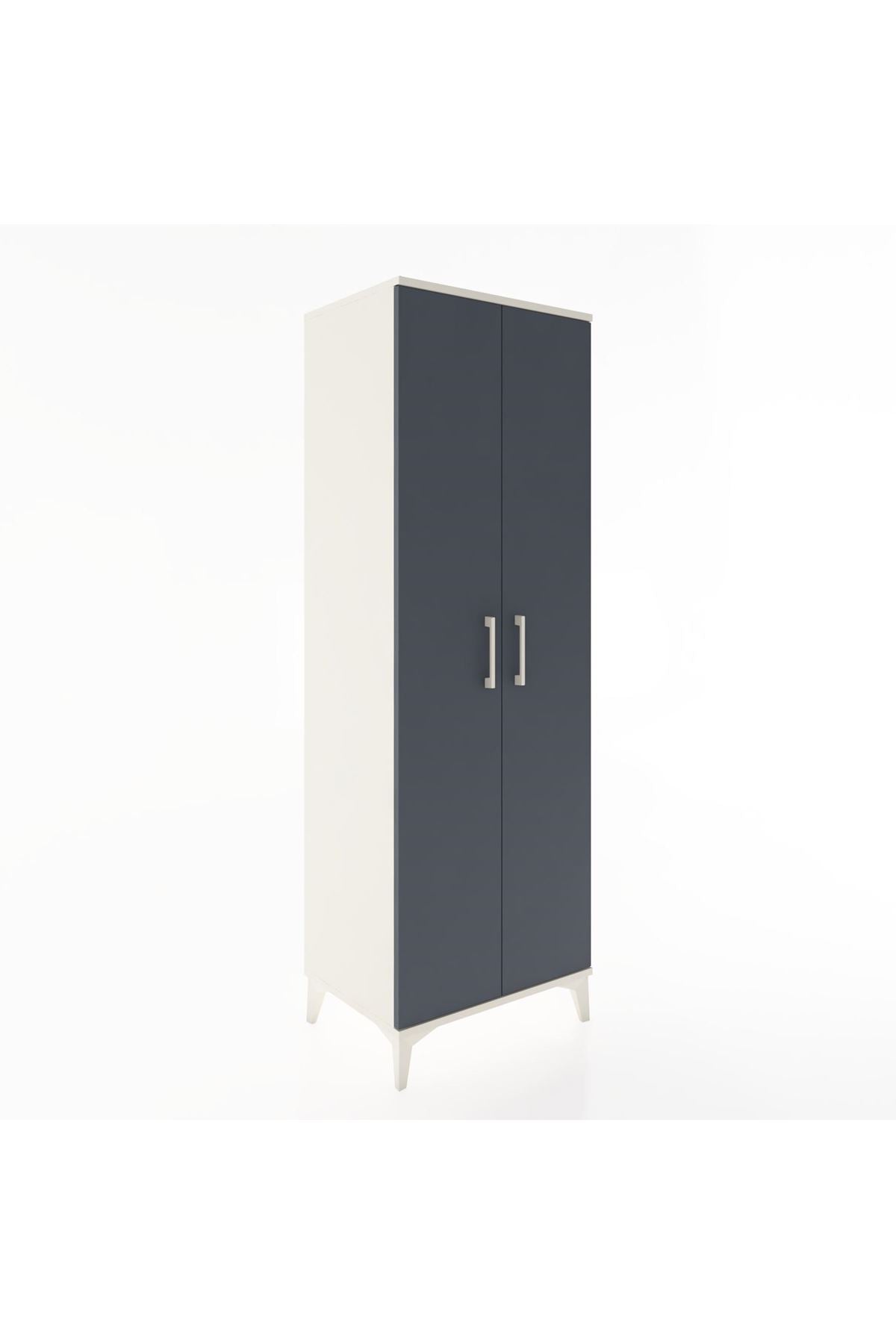 Hyperion Dolap 2 Raflı 2 Kapaklı Tek Askılı 60x44x182 - S56M031V2B