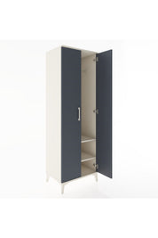 Hyperion Dolap 2 Raflı 2 Kapaklı Tek Askılı 60x44x182 - S56M031V2B