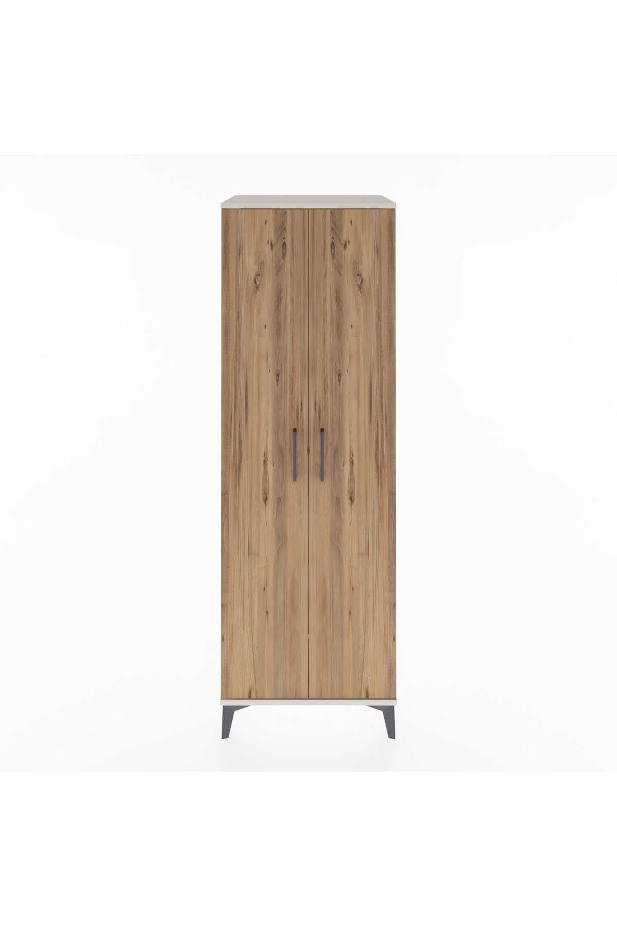 Hyperion Dolap 2 Raflı 2 Kapaklı Tek Askılı 60x44x182 - S56M031V3B