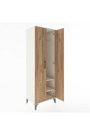 Hyperion Dolap 2 Raflı 2 Kapaklı Tek Askılı 60x44x182 - S56M031V3B