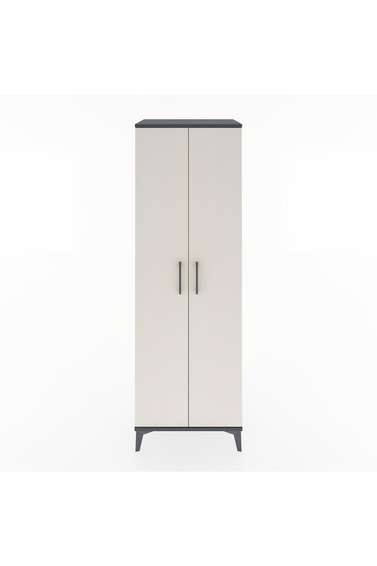 Hyperion Dolap 2 Raflı 2 Kapaklı Tek Askılı 60x44x182 - S56M031V4B