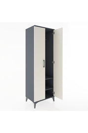 Hyperion Dolap 2 Raflı 2 Kapaklı Tek Askılı 60x44x182 - S56M031V4B