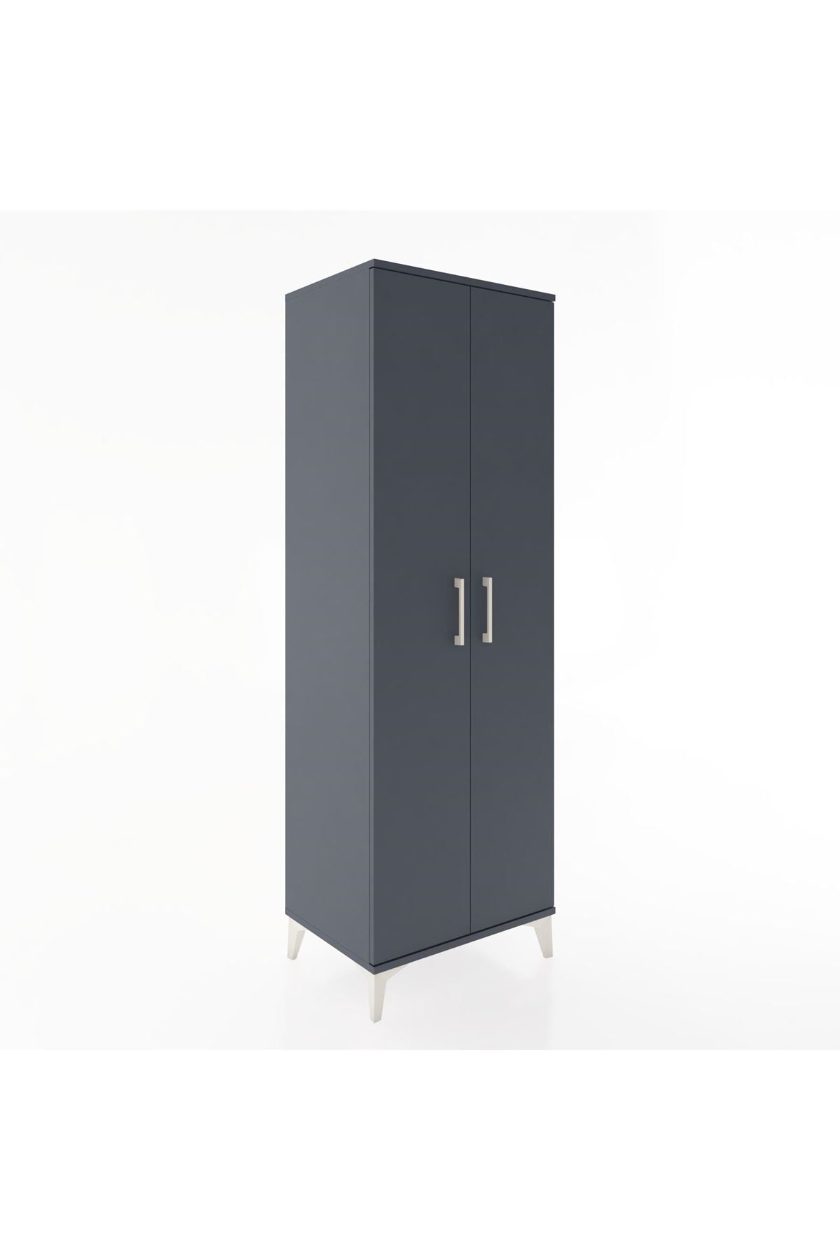 Hyperion Dolap 2 Raflı 2 Kapaklı Tek Askılı 60x44x182 - S56M031V5B
