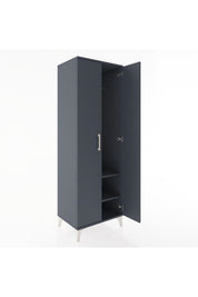 Hyperion Dolap 2 Raflı 2 Kapaklı Tek Askılı 60x44x182 - S56M031V5B